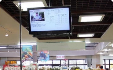 デジタルサイネージでの販売促進